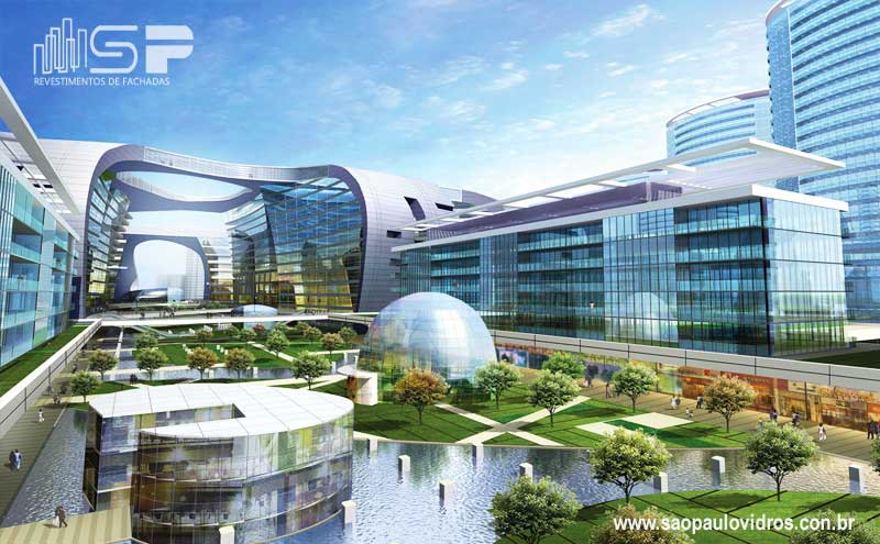 Fachada Pele de Vidro em Muriae MG